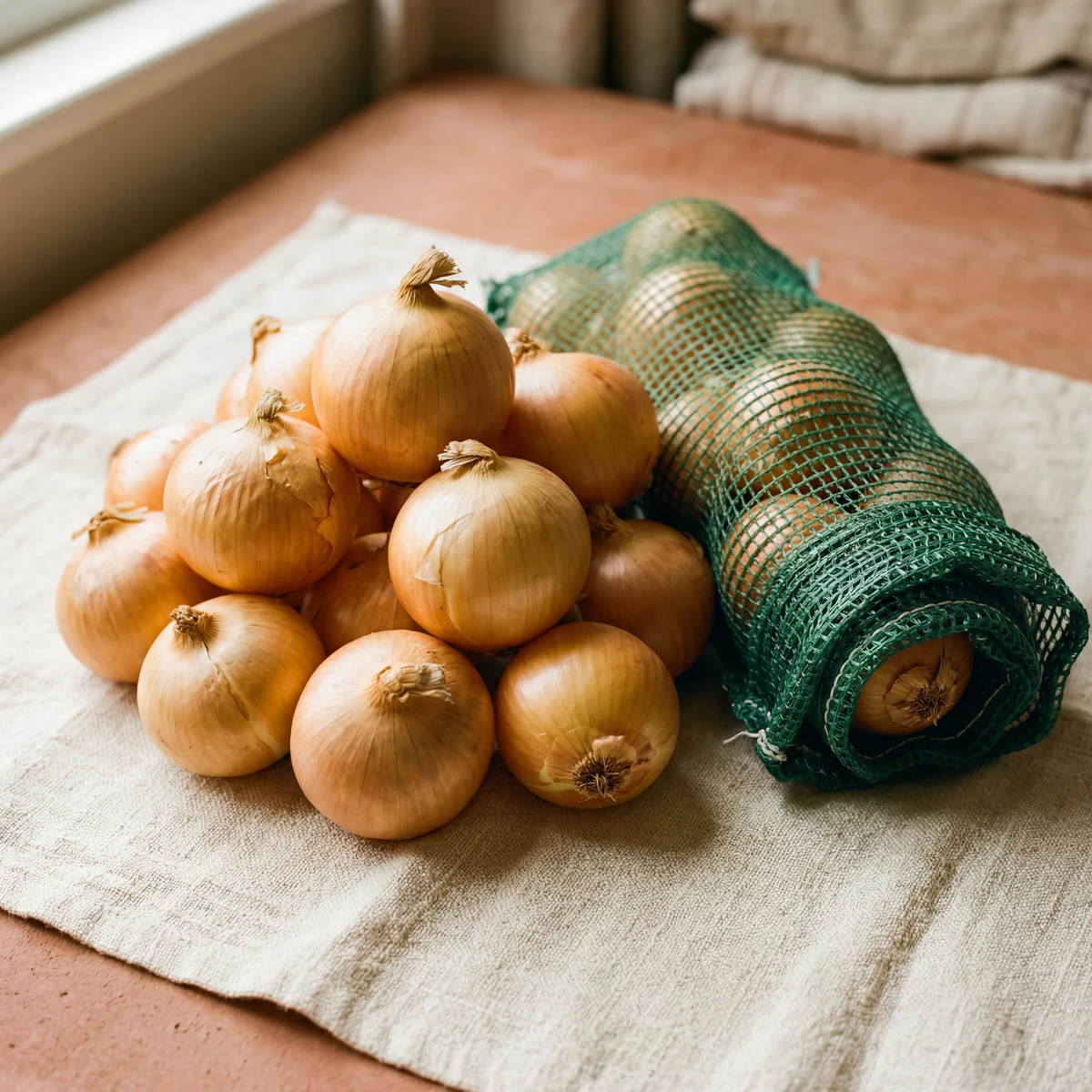 Egyptian golden onion ready for export