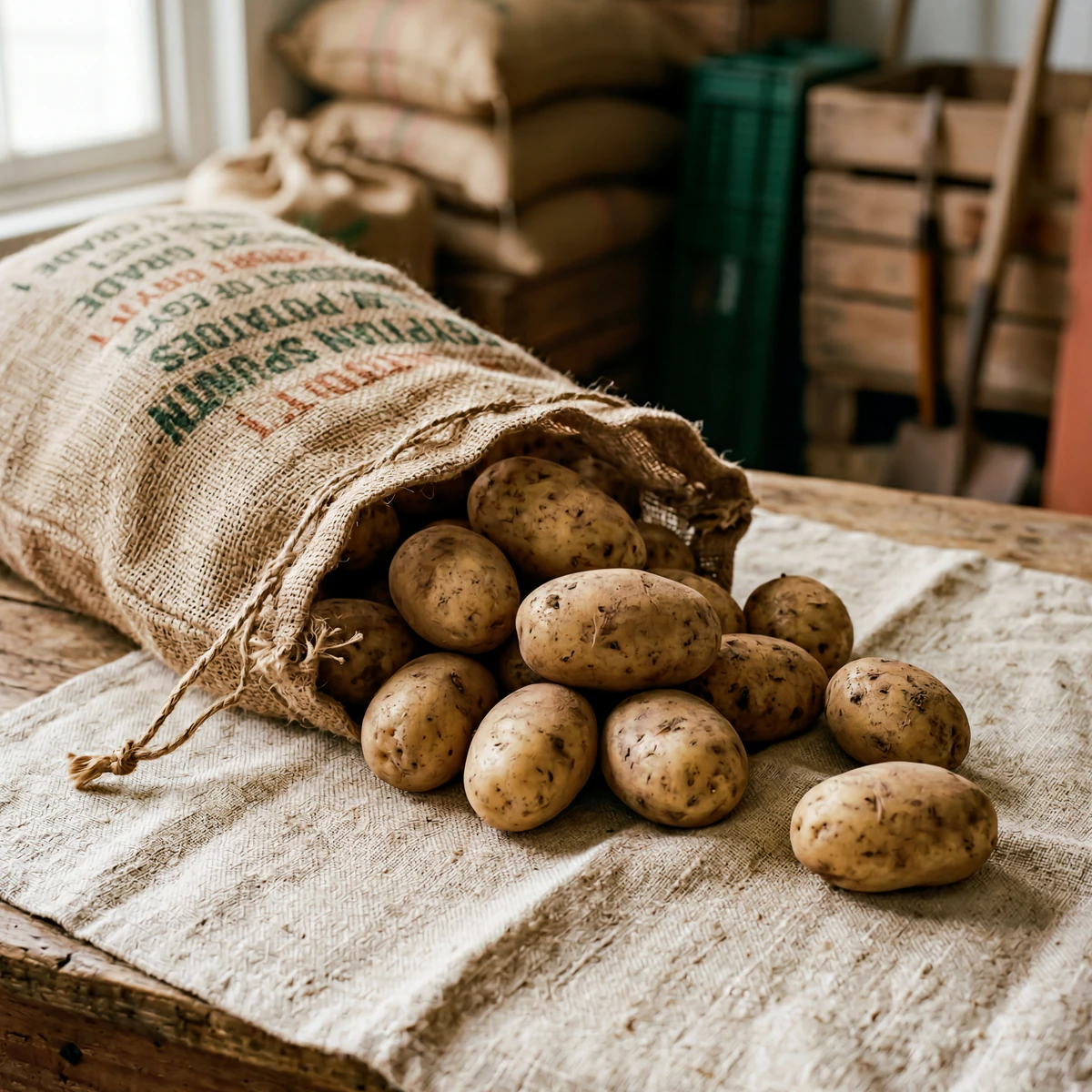 Egyptian potatoes ready for export