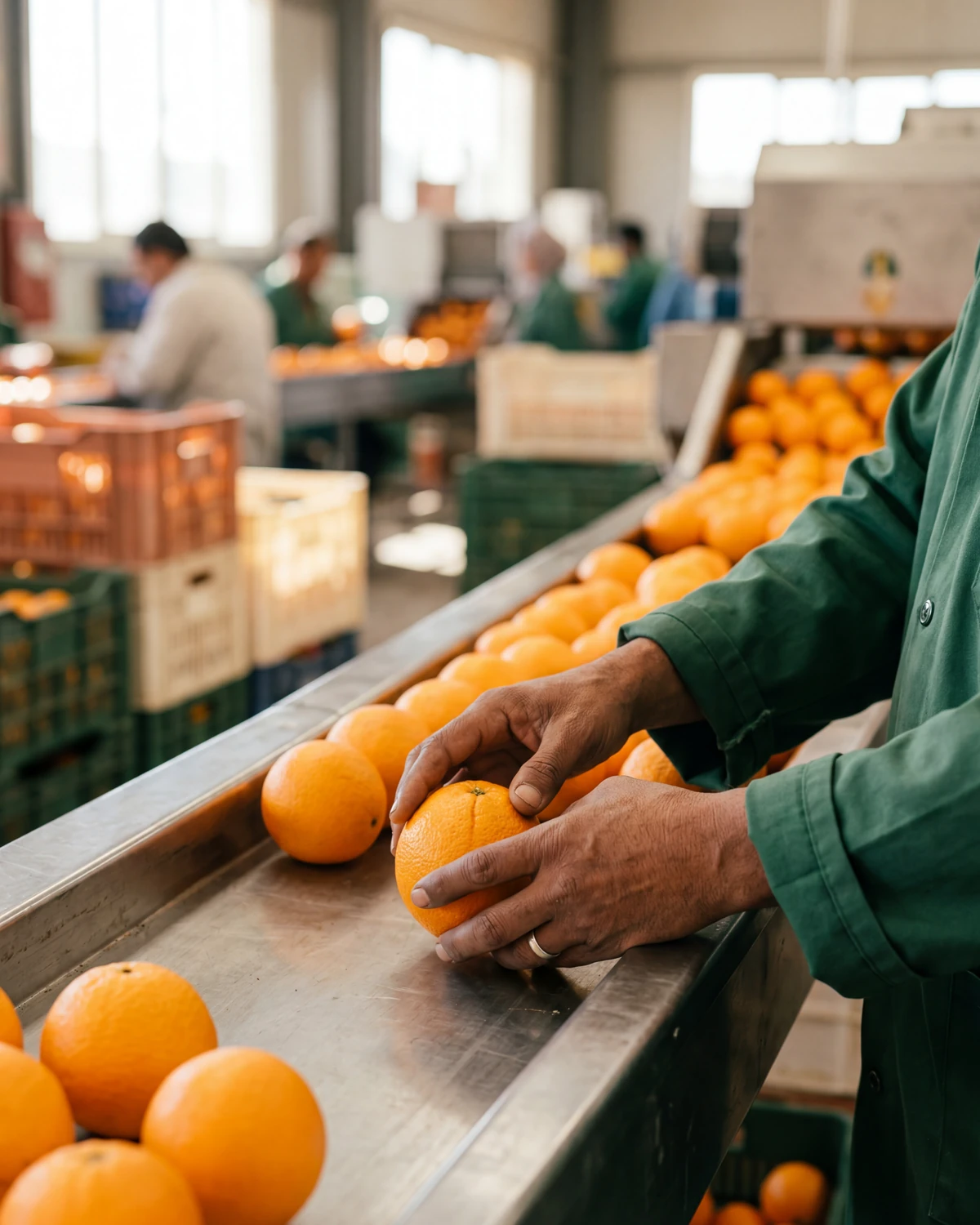 EgyptFreshExport quality inspection at packing facility, Egypt